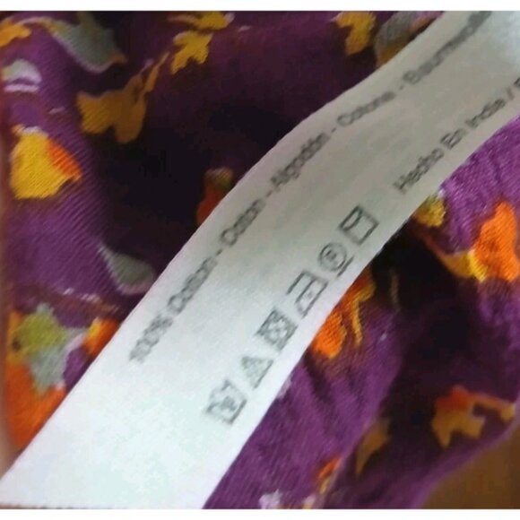 Free People Instant Crush Camisole Crop Top Size Small Burgundy Floral Tank - Picture 10 of 10